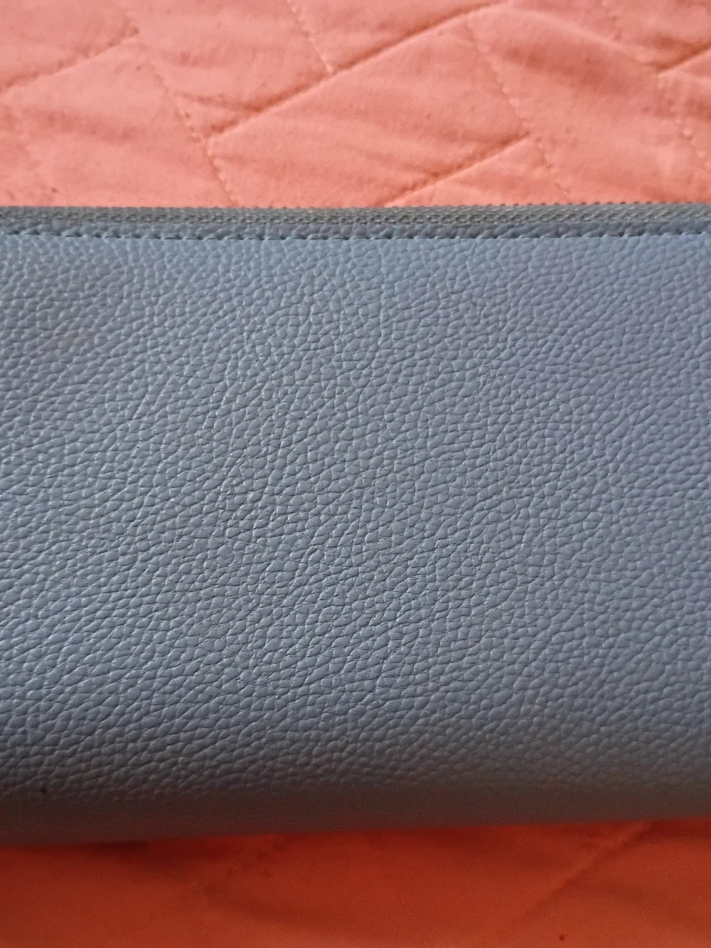 Jennifer Lopez Navy and Cream Colorblock Wallet with Gold JLO Plaque